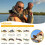 Spinner Blinker Lure Set 16-Piece with Treble Hooks 7