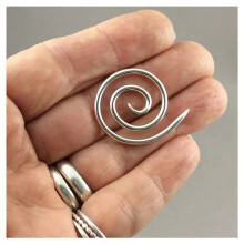Stainless Steel Spiral Cable Sweater Needle 1 Piece