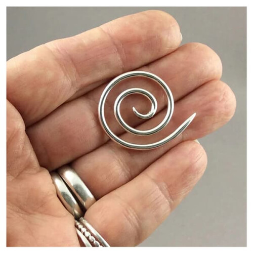 Stainless Steel Spiral Cable Sweater Needle 1 Piece