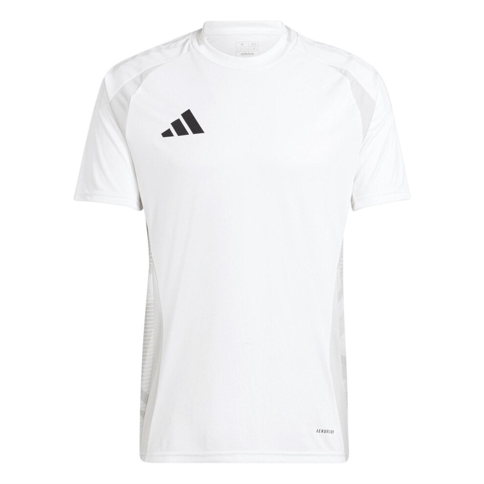 Adidas (Xs, White) Mens Tiro 24 Competition Logo Jersey