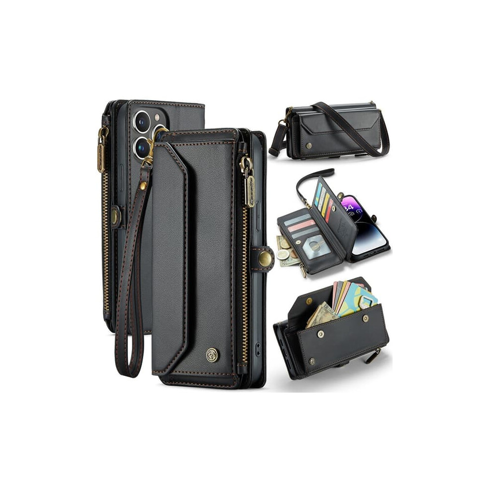 Caseme Iphone 14 Pro Max Wallet Case Black 962125815337
