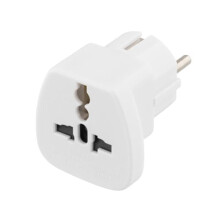 Deltaco Travel Adapter UK US Italy Switzerland EU 250V 13A