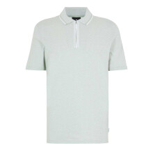 (M, Green) Paul Smith Mens Diagonal Stripe Quarter Zip Polo Shirt