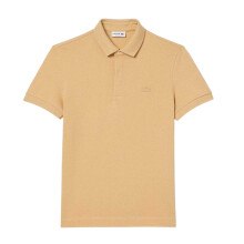 (S, Beige) Lacoste Mens Paris Stretch Polo Shirt