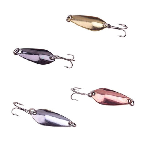 Spoon Pull 35 mm Silver Gold Bronze Black 4-Pack