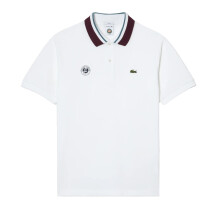 (S, White) Lacoste Mens Roland Garros Edition Polo Shirt