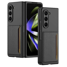 Cás Crua PC GKK le Sealbhóir Cárta atá comhoiriúnach le Samsung Galaxy Z Fold5 5G le Cosaint Thar a Bheith Tanaí, Il-dhathach Stíl F