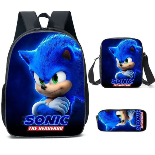 Σακίδιο πλάτης SONIC Σακίδιο πλάτης δημοτικού σχολείου Sonic Τσάντα ώμου τριών