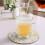 Sets de table ronds en similicuir, lot de 4 2