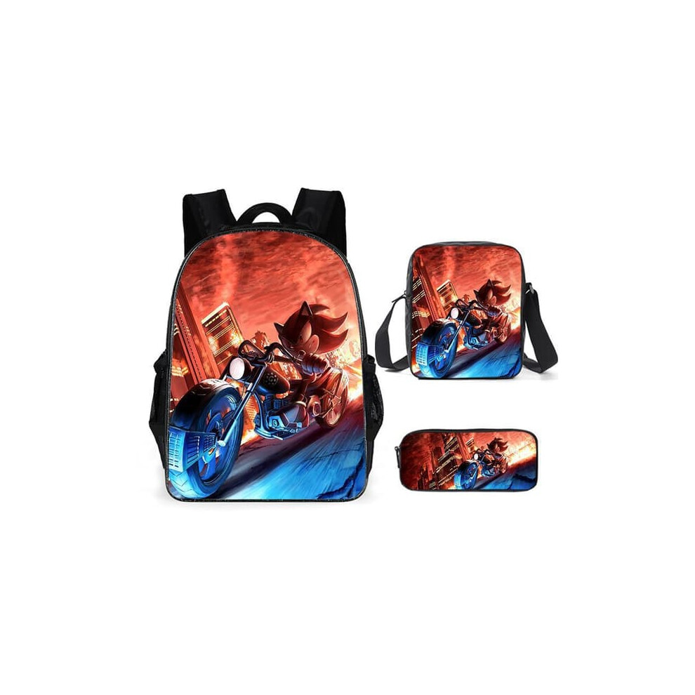 SONIC backpack set for elementary school 3-piece