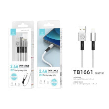 iPhone USB Cable Lightning Fast Charging 1.2m Silver