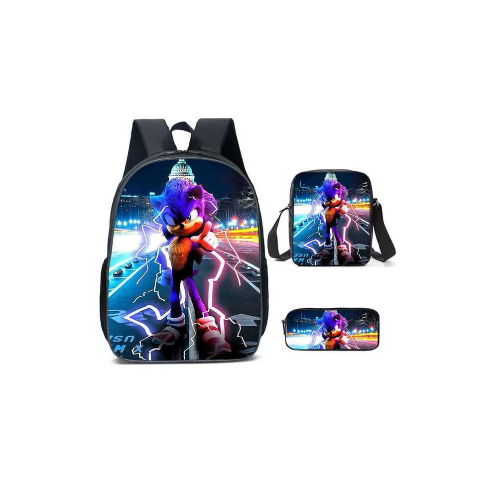 SONIC backpack set for elementary school students 3-piece