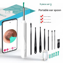 Wireless Otoscope Ear Cleaning Tool Set 8 pcs