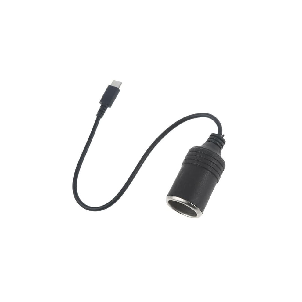 Usb-C Pd To 12V 60W Car Cigarette Lighter Adapter Black 900223930729