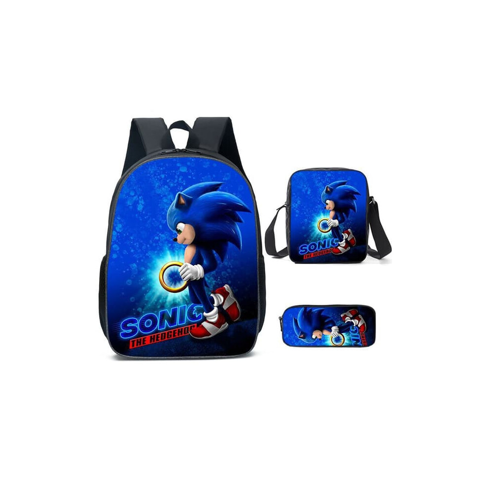 SONIC backpack set for elementary school 3-piece