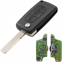 3-Button Remote Control for Citroen Peugeot CE0523