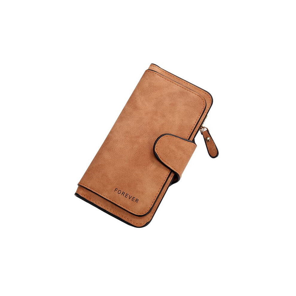 Women's Pu Leather Long Wallet With Credit Card Slots 900223917737
