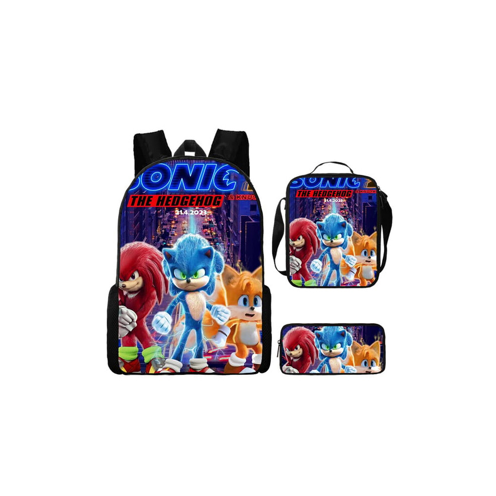 SONIC backpack set for elementary school students 3-piece