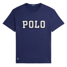 (M, Navy) Ralph Lauren Mens Logo Jersey Cotton Classic T-Shirt