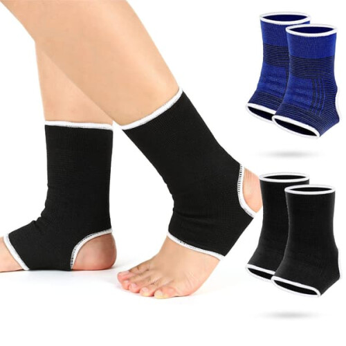Kids' Compression Ankle Socks Elastic Support 2 Pairs 5-10