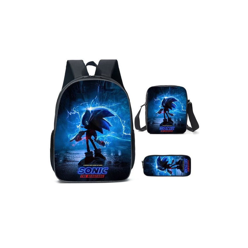 SONIC backpack set for elementary school 3-piece
