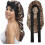 Satin bonnet for braids with elastic band, one piece 1