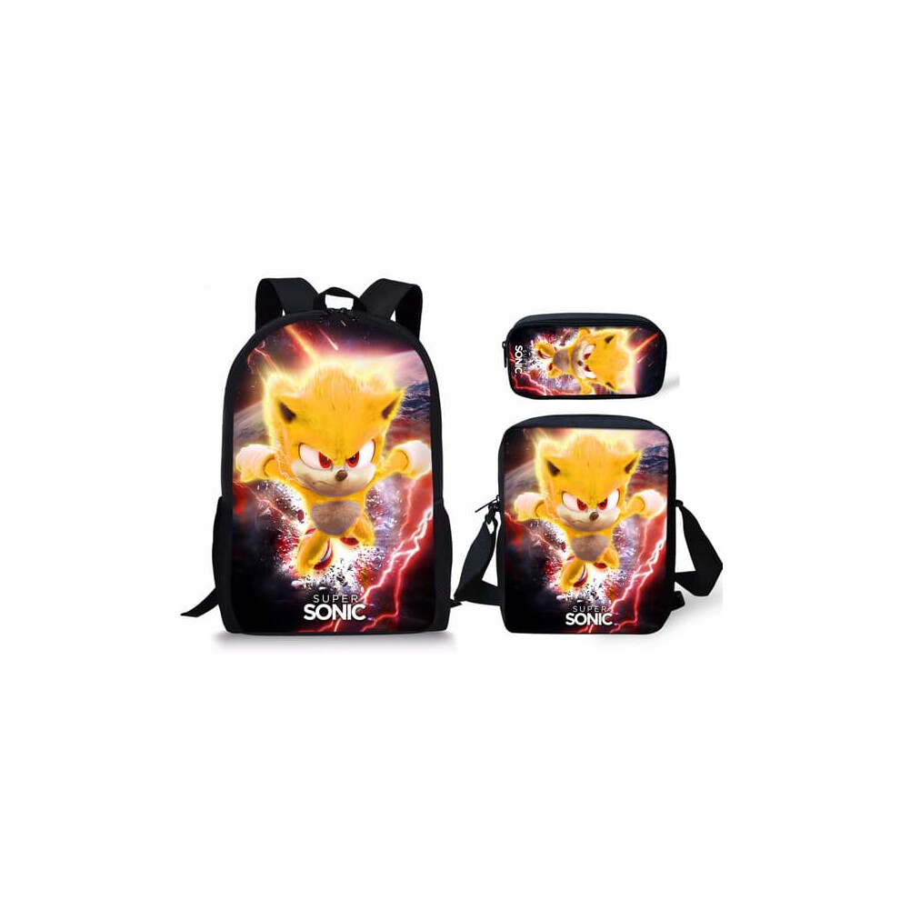 SONIC backpack set for elementary school students 3-piece