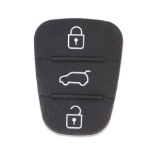 Silicone keypad shell replacement for Hyundai Kia A 3-button