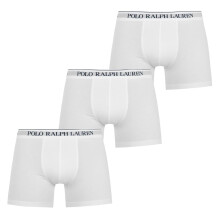 (XXL, White) Ralph Lauren Mens Boxer Shorts (Pack of 3)
