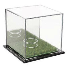 Clear Golf Ball Display Case Transparent Stand Holder