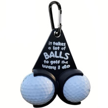 Golf ball holder black 1 pack