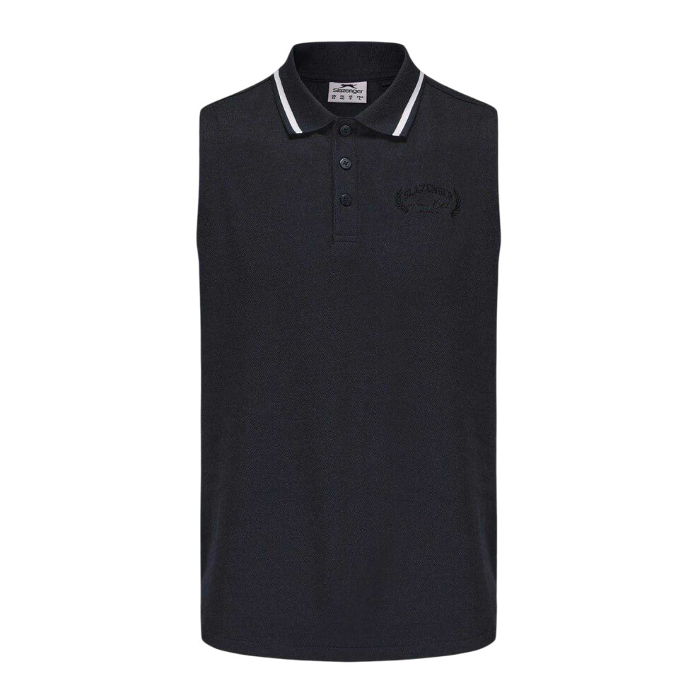 Slazenger (8 Uk, Navy) Mens Regular Polo Shirt