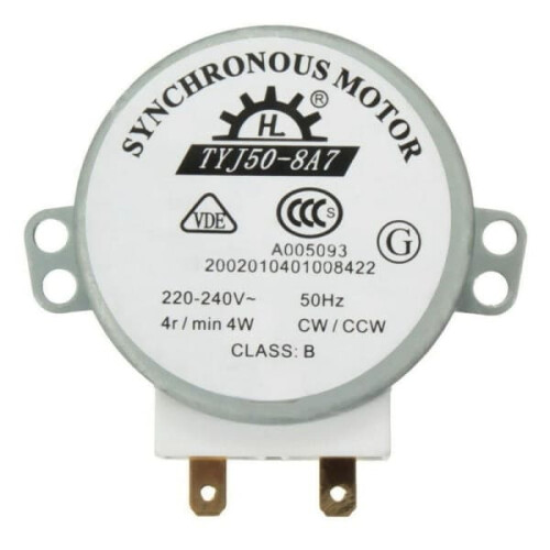 Microwave Oven Motor TYJ50-8A7 220-240V AC 4RPM