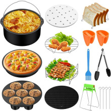 Air Fryer Accessories Round Power Set 17 Pieces