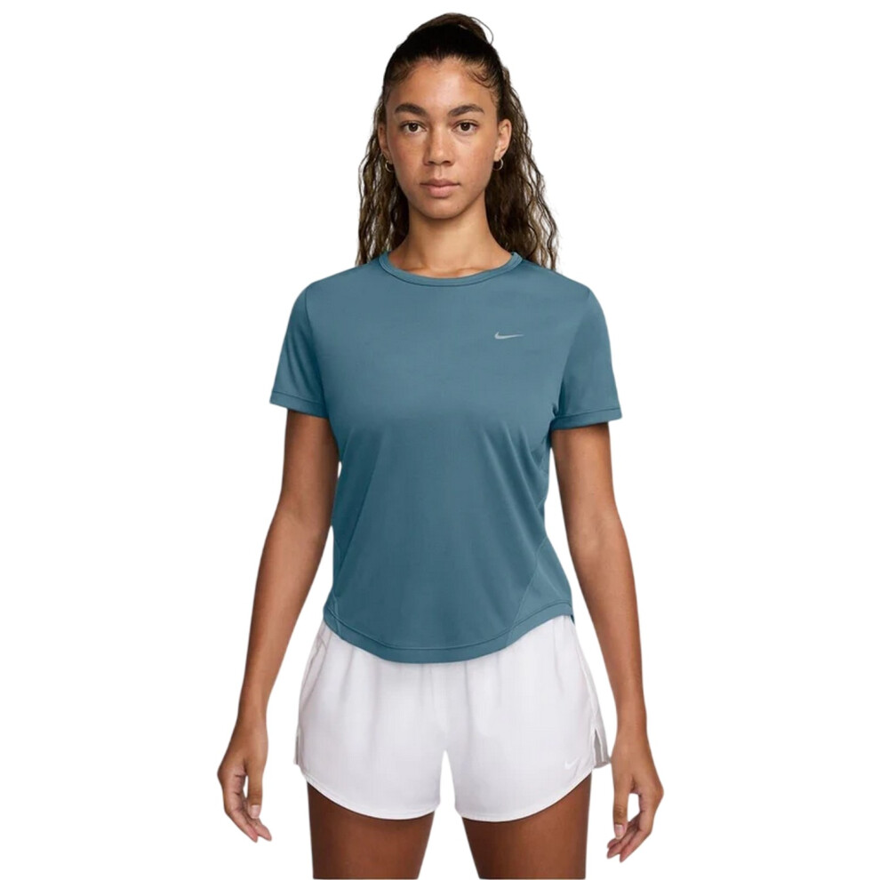 Nike (14 Uk, Smokey Blue) Womens/Ladies Swoosh Dri-Fit Top