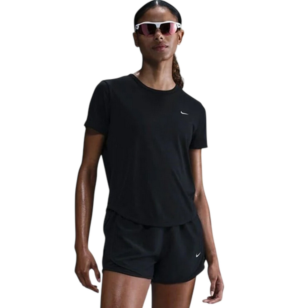 Nike (10 Uk, Black) Womens/Ladies Swoosh Dri-Fit Top