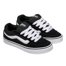 (5 UK, Black/White) Vans Womens/Ladies Caldrone Suede Trainers