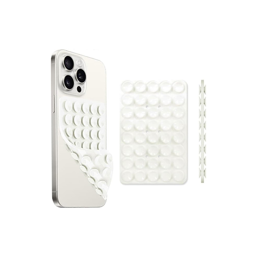 Silicone Suction Cup Phone Mount Double-Sided White 900223931771