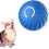 Interactive Dog Ball Blue USB Rechargeable Smart Rolling Toy 1