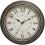 Vintage quartz wall clock copper finish 30 cm silent with 1