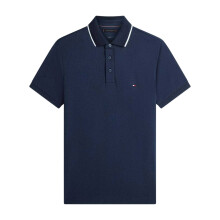 (M, Desert Sky) Tommy Hilfiger Mens Pique Polo Shirt