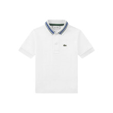 (10 Years, White) Lacoste Childrens/Kids Logo Collared Polo Shirt