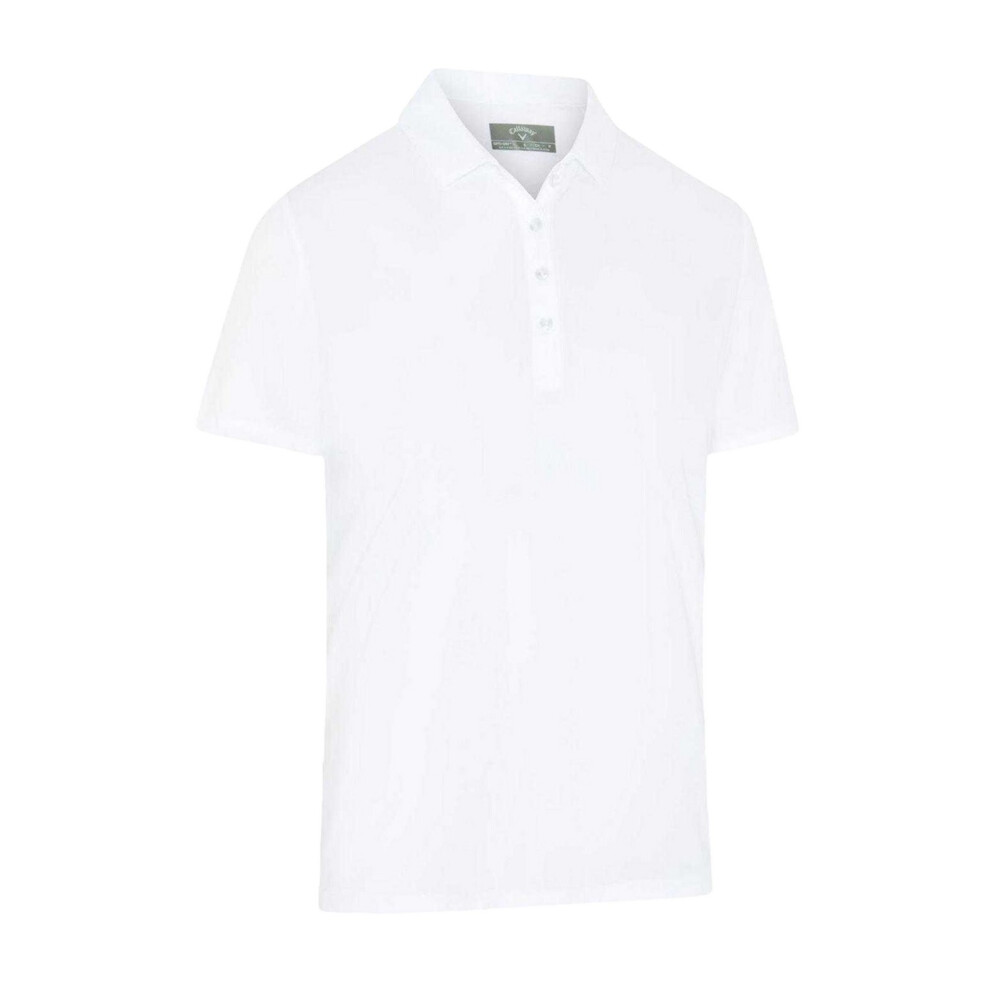 Callaway (10 Uk, Bright White) Womens/Ladies Tourn Regular Polo Shirt