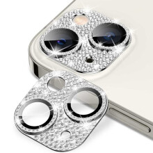 iPhone 13/13 Mini camera protector tempered glass silver