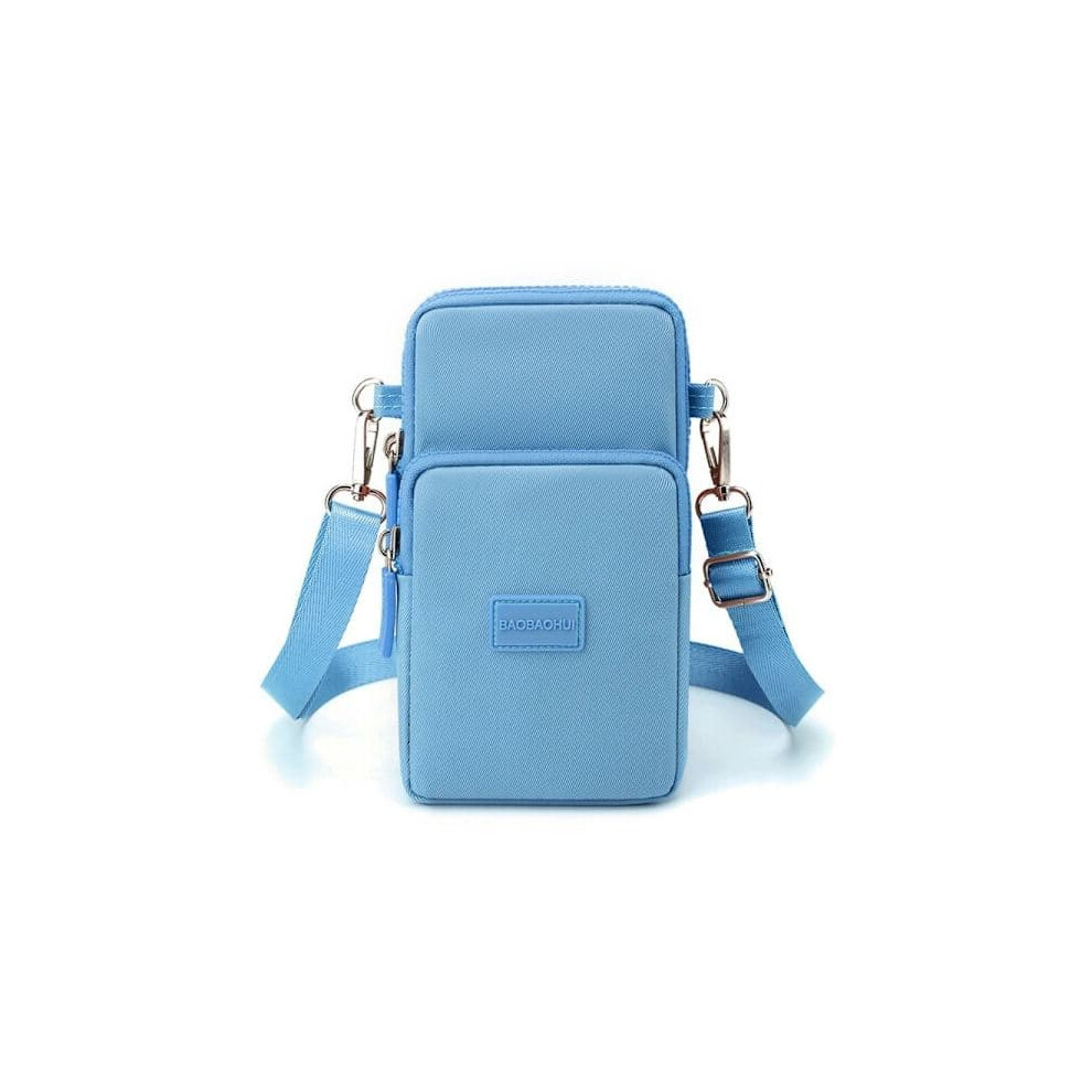 Shoulder Bag Mobile Phone Bag Sky Blue 900223922335