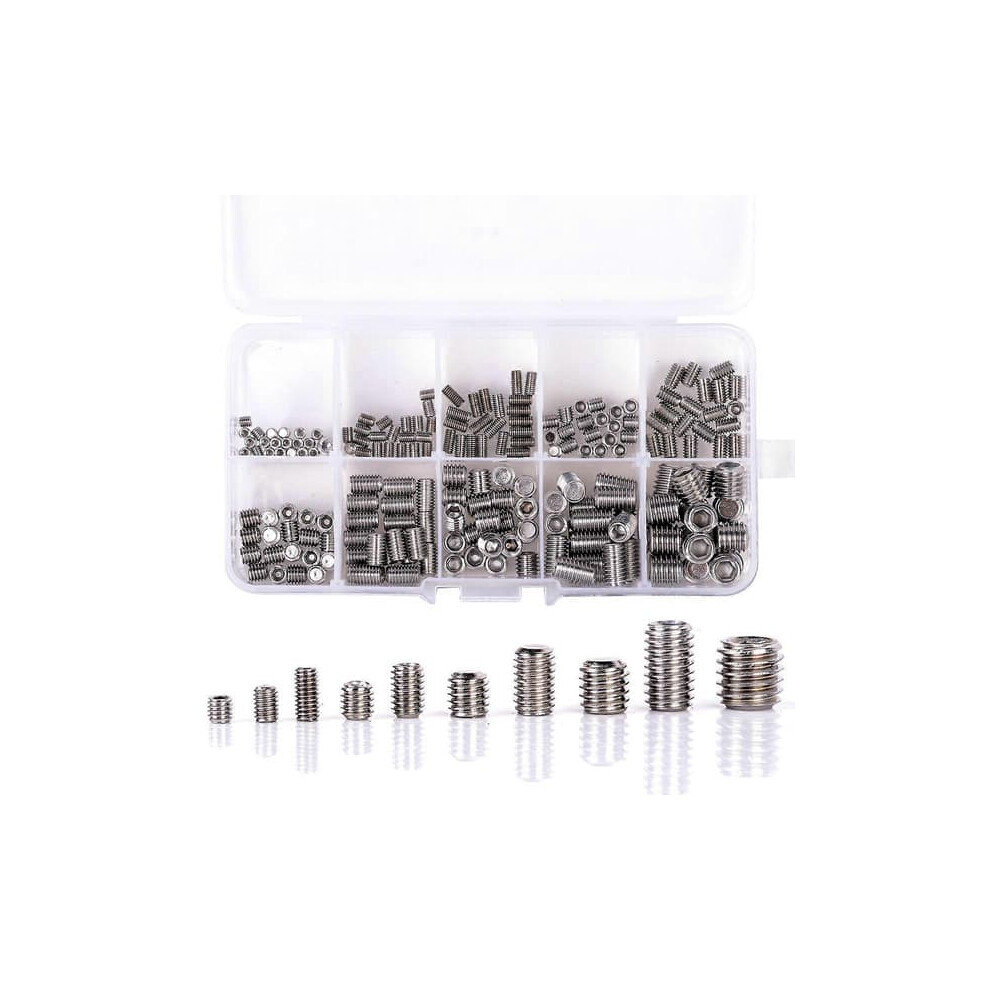Stainless Steel Screws Assortment Set 200 Pcs M3-M8 900223919809