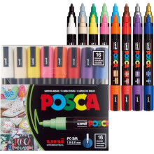 POSCA paint marker set medium tip 8 colors