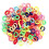 Hair Bands Colorful Rubber 200 Pcs 1