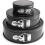 Round cake tins with removable bottom 3 pcs 1