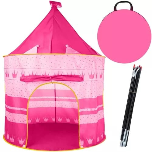 Kids Play Tent Pink Pop-Up 1-Pack